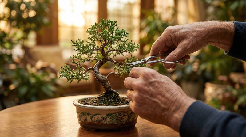 蜜桃传媒植物视频 - 盆景修剪视频